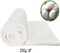 100% Cotton Quilt Batting – 60" x 60", 200GSM Thick Natural Cotton Batting, Soft & Fluffy Quilt Filling for Quilting, Sewing, Crafts & Wearable Art Projects (Throw Size)